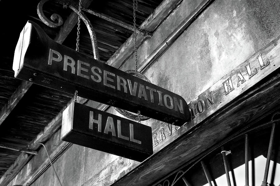 Architecture Photograph - Signboard On A Building, Preservation #1 by Panoramic Images