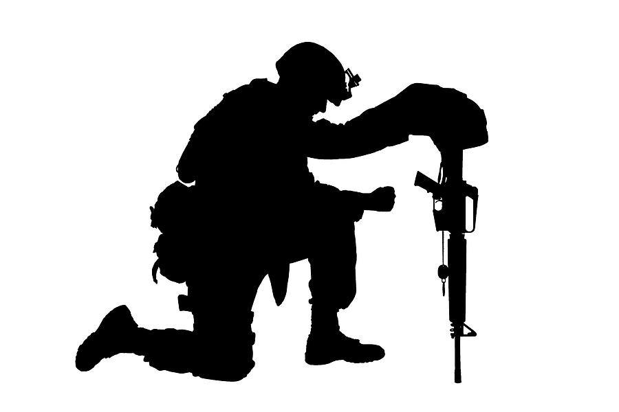 Soldier Silhouette SVG