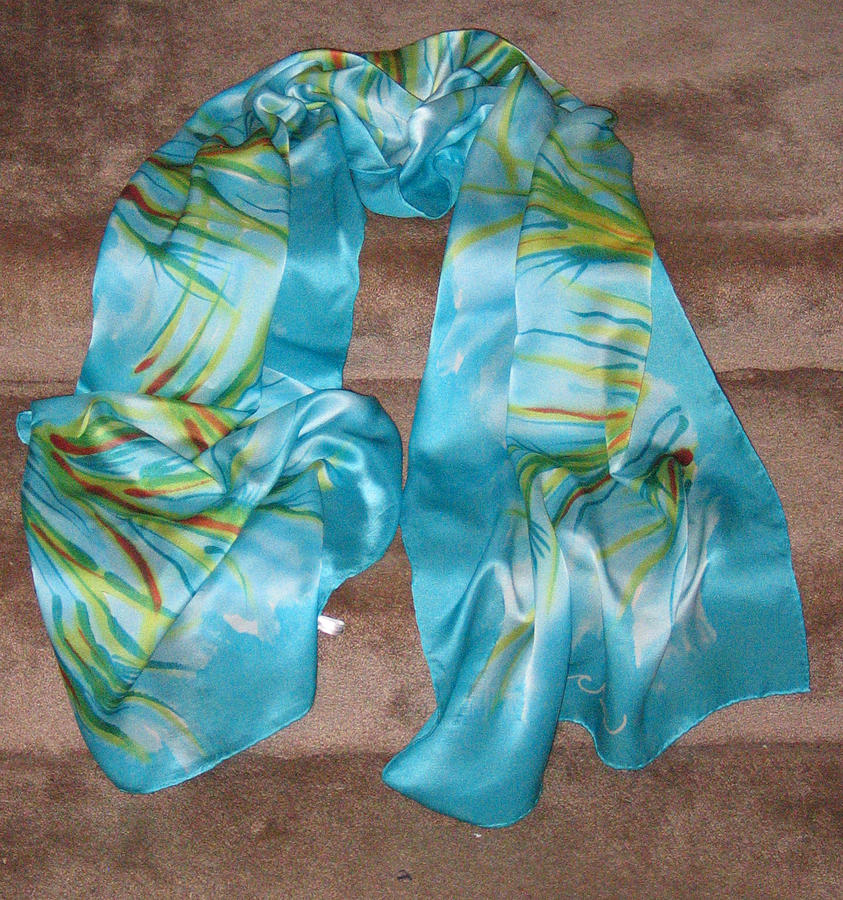 Silk Scarf #3 Tapestry - Textile by Rollin Kocsis
