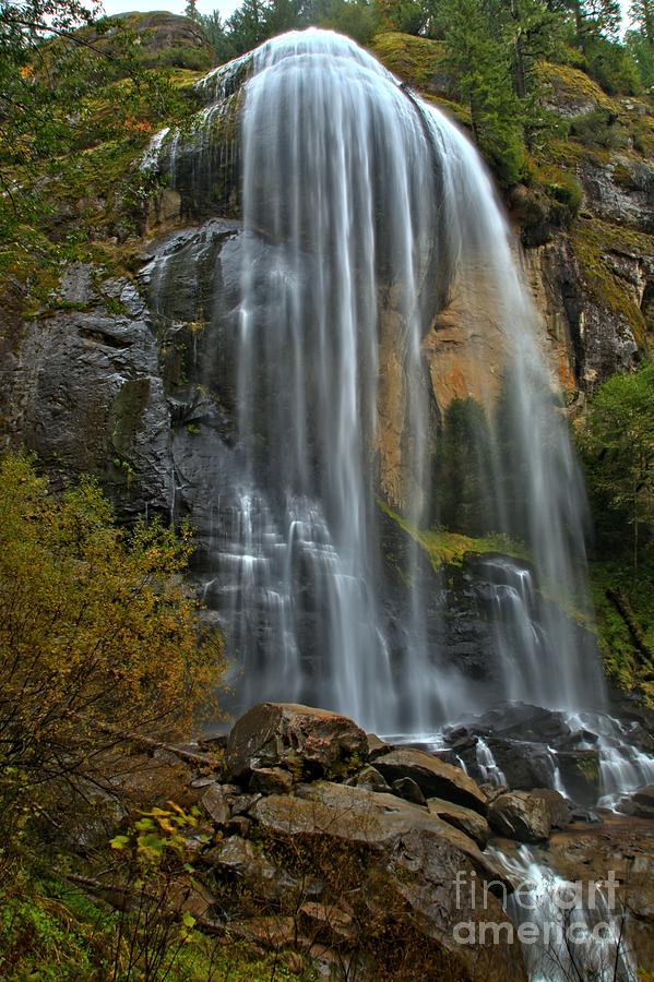 Silver Falls Waterfall #1 Photograph by Adam Jewell