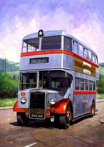 Silver Star Leyland Painting by Mike Jeffries
