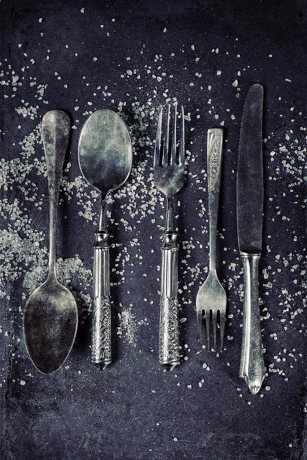 Silverware With Salt #2 Photograph by Joana Kruse