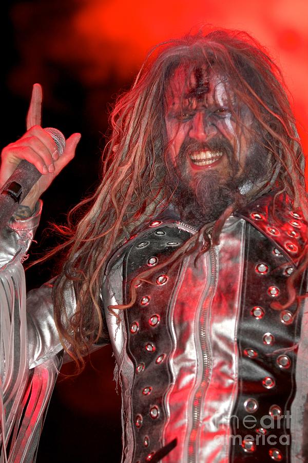 Musician Photograph - Rob Zombie #1 by Concert Photos