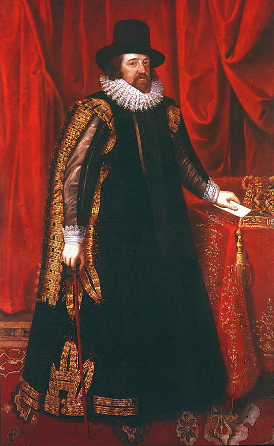 Sir Francis Bacon Painting by Granger
