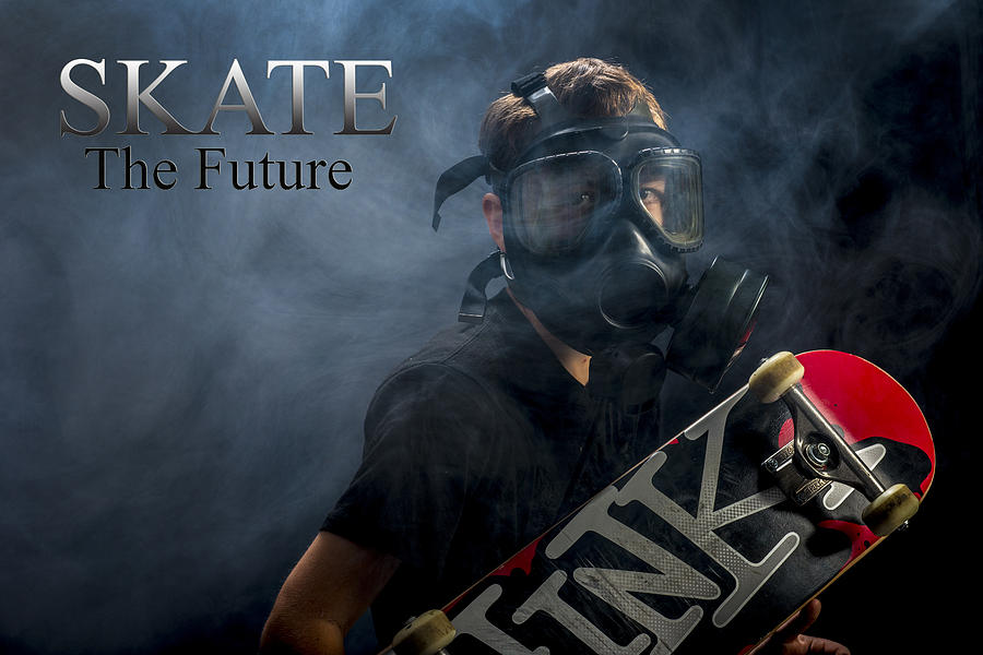 Skate the Future #2 Photograph by Kevin Cable