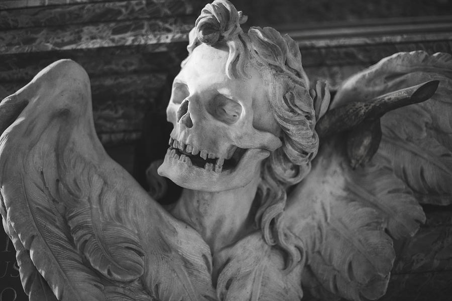Skull sculpture #1 Photograph by Manuel Breva Colmeiro