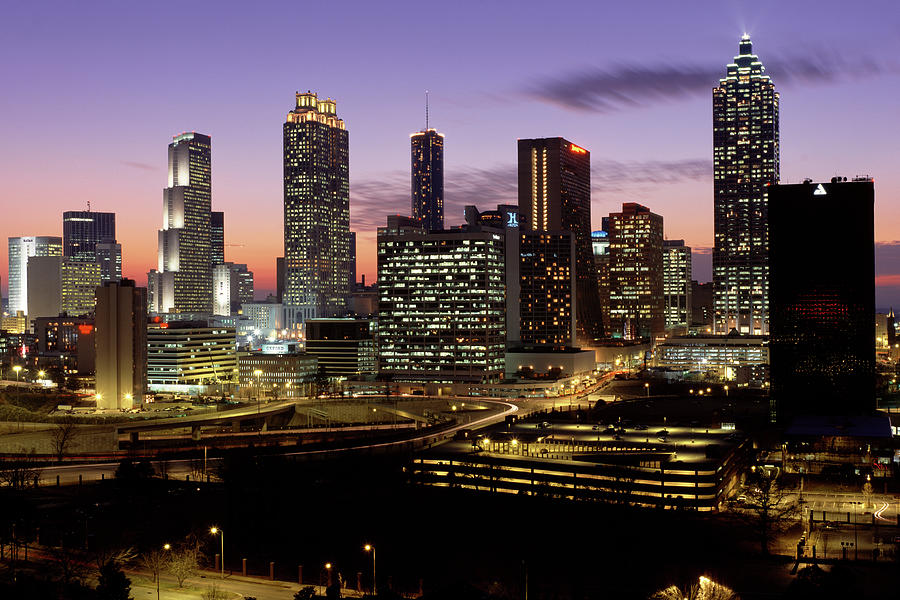 Skyline At Dusk, Cityscape, Skyline #1 Photograph by Panoramic Images