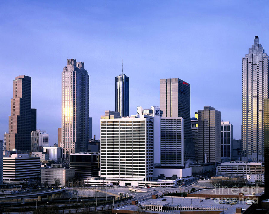 Skyline Of Atlanta #1 Photograph by Rafael Macia