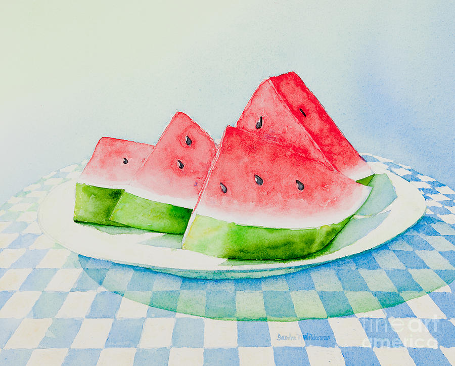 Slice of Summer Painting by Sandra Neumann Wilderman