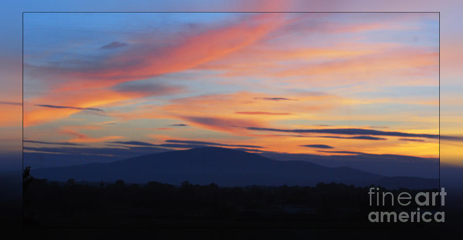 Slievenamon sunset #1 Photograph by Joe Cashin