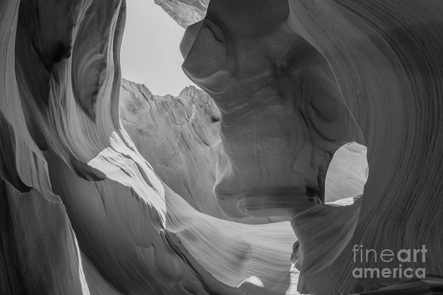 Slot Canyons BW #1 Photograph by Michael Ver Sprill