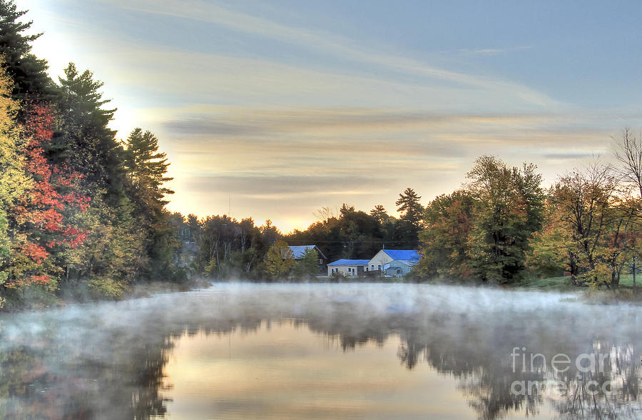Fall Photograph - Smoke on the Water #1 by Brenda Giasson