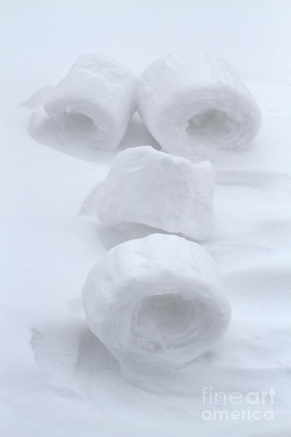 Snow Rollers #1 Photograph by Rick Rauzi
