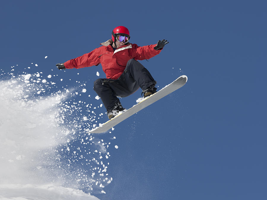 Snowboard Jump #1 Photograph by Sportstock