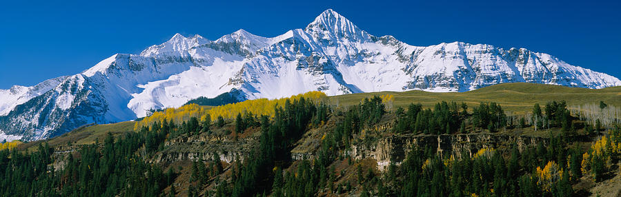 Snowcapped Mountains On A Landscape #1 Photograph by Panoramic Images