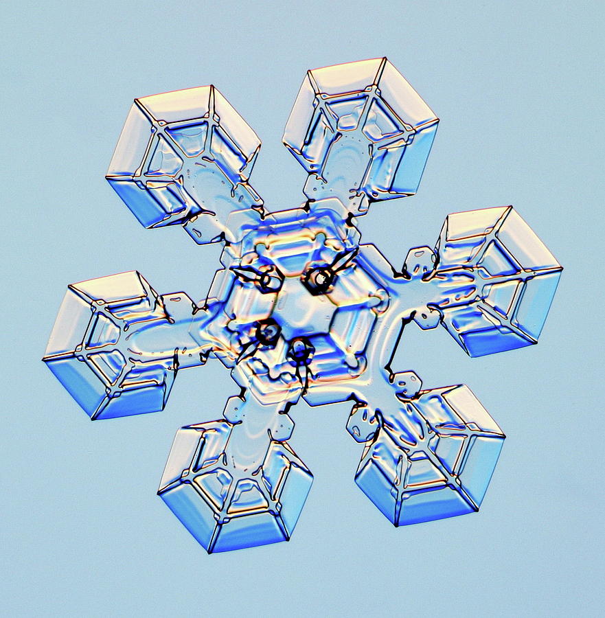 Snowflake #1 Photograph by Kenneth Libbrecht/science Photo Library