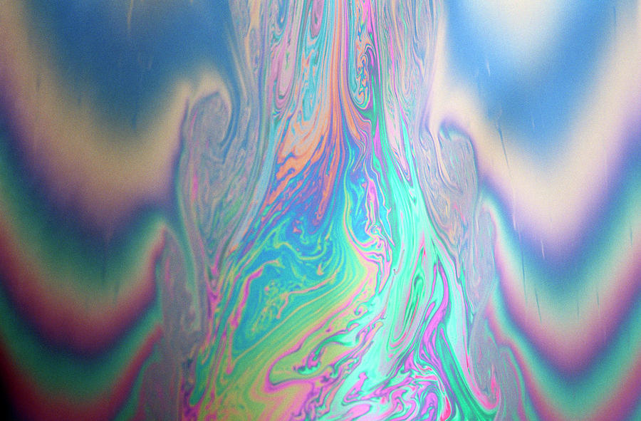 Soap Film #1 Photograph by Philippe Psaila/science Photo Library