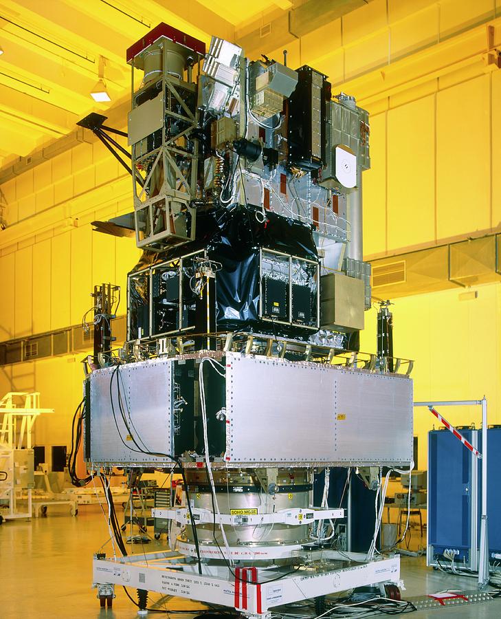Soho Spacecraft During Tests In France #1 Photograph by David Parker/science Photo Library