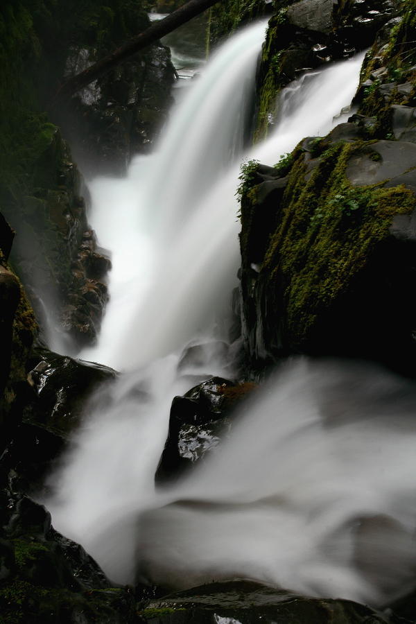 Sol Duc Falls at Olympic National Park #1 Photograph by Jetson Nguyen