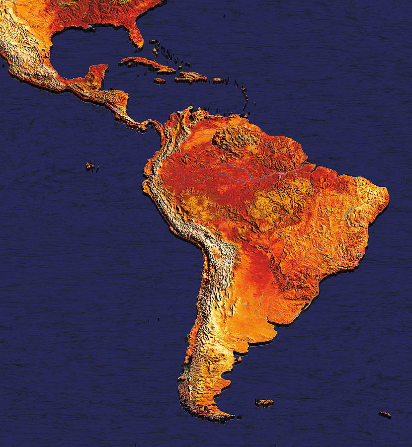 South America #1 Photograph by Dynamic Earth Imaging/science Photo Library