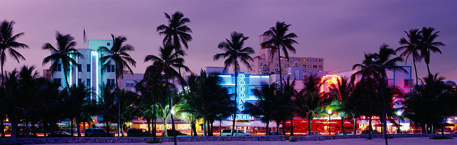 Landmark Photograph - South Beach, Miami Beach, Florida, Usa #1 by Panoramic Images