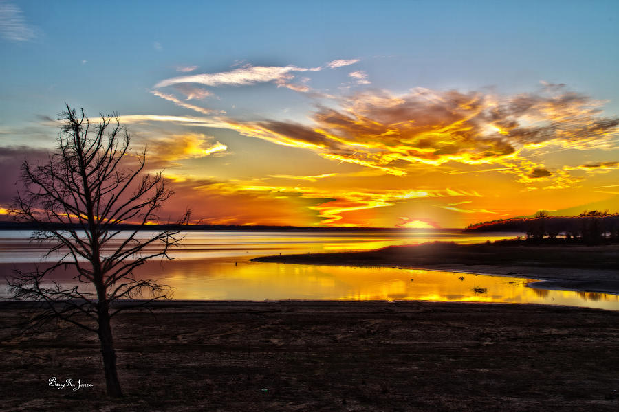 Sunset - Southern Lights-2 Photograph by Barry Jones