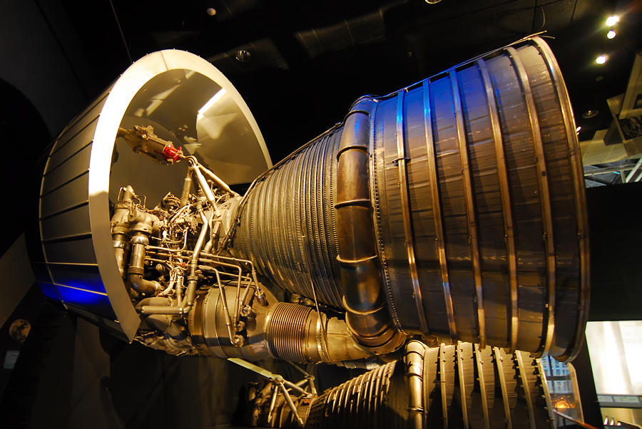 Space Rocket Thrust Engine #1 Photograph by Alex Grichenko