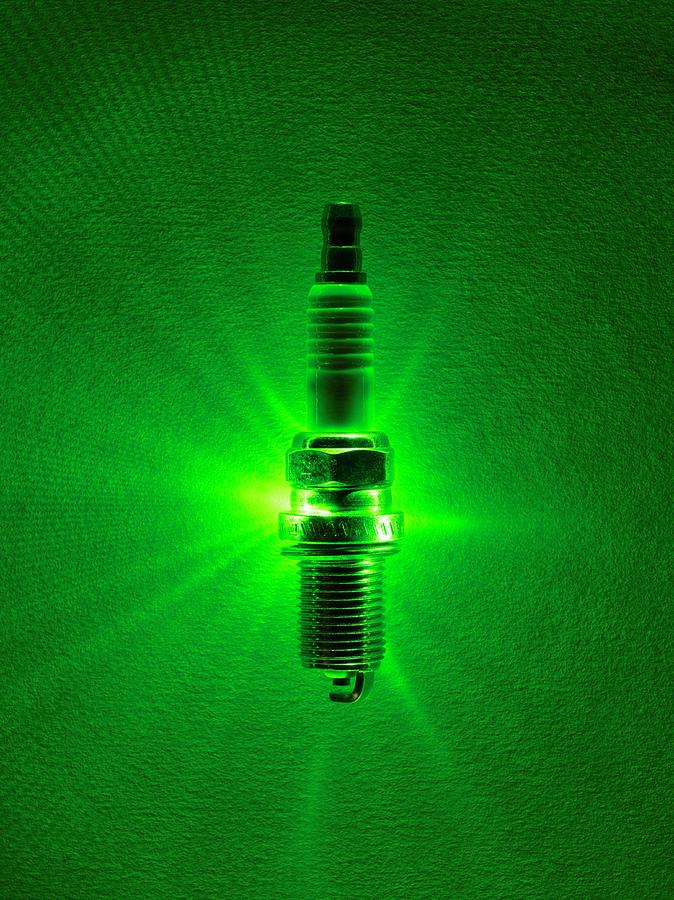 Spark Plug #1 Photograph by Patrick Llewelyn-davies/science Photo Library