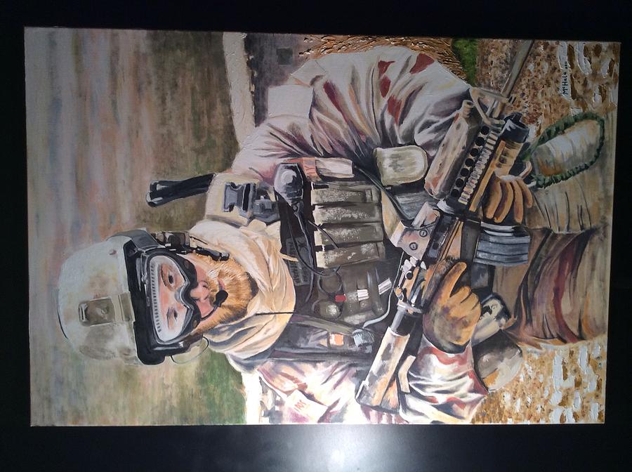 Special Forces Afghanistan Painting by Edward McHale - Fine Art America