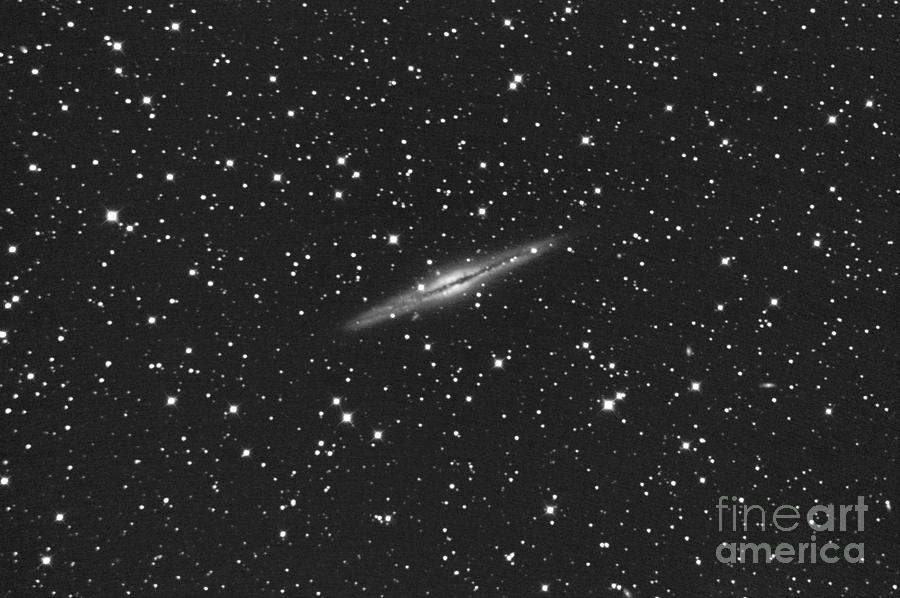 Spiral Galaxy Ngc 891 In Andromeda #1 Photograph by John Chumack