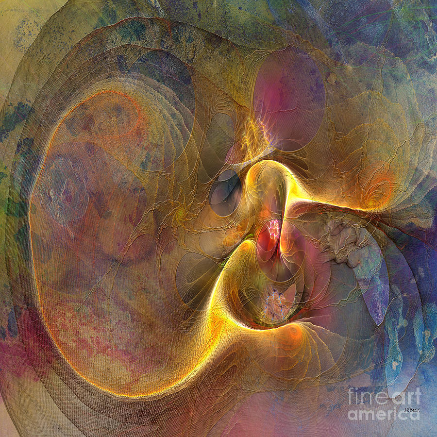Abstracts Digital Art - Spirit Of Dreams - Square Version by John Robert Beck Abstracts Digital Art - Spirit Of Dreams - Square Version by John Robert Beck