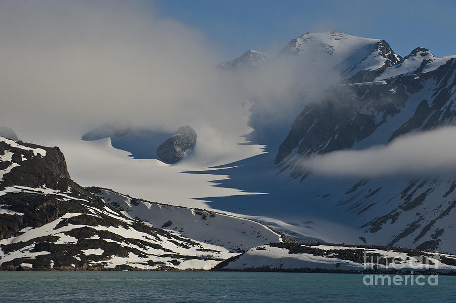 Spitsbergen Mountains #1 Photograph by John Shaw