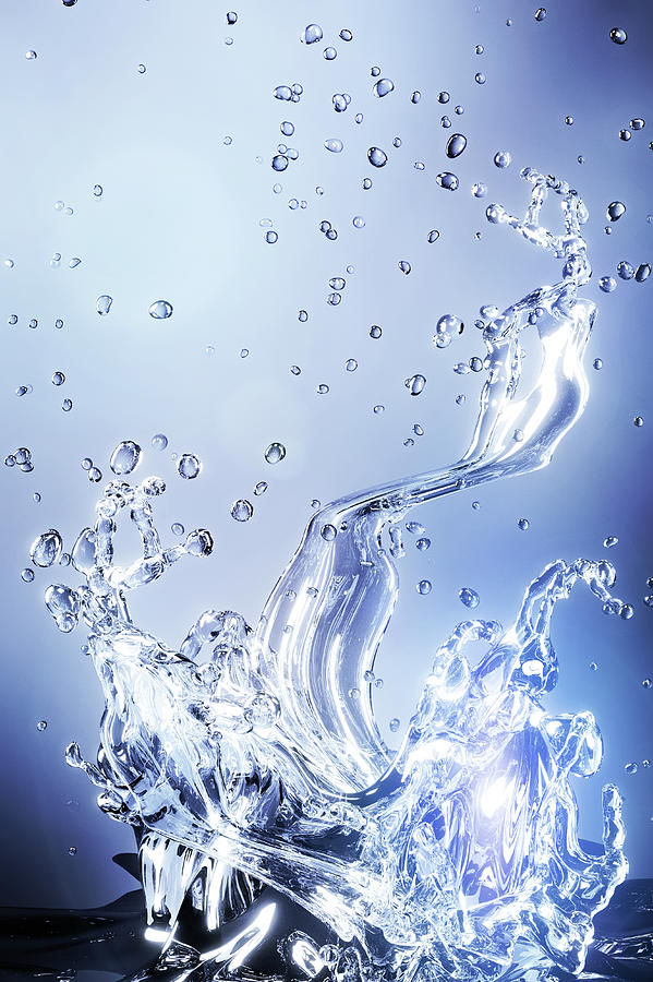 Splash Of Water #1 Digital Art by Maciej Frolow