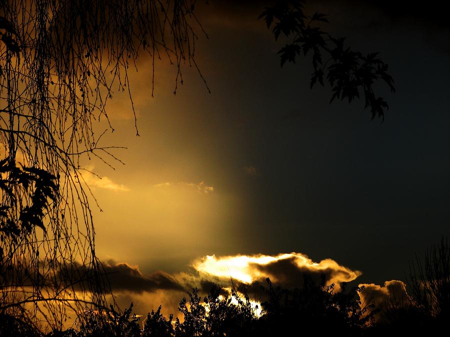 Sunset Photograph - Split #1 by Chris Dunn