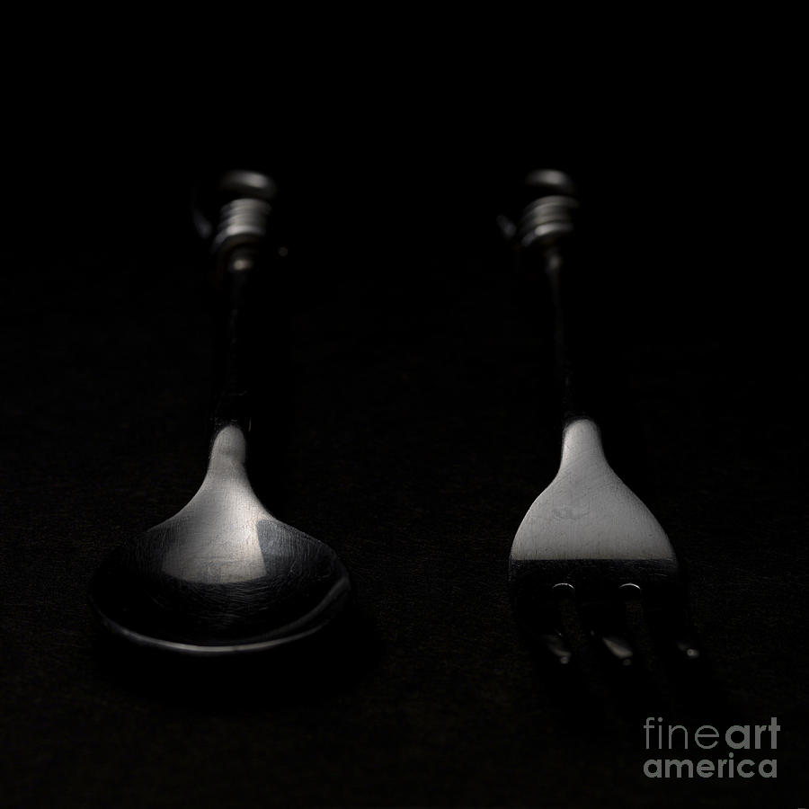 Spoon and Fork #1 Photograph by Art Whitton