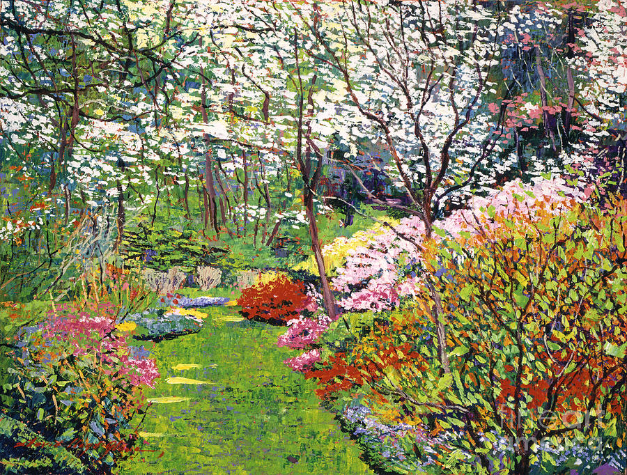 Spring Forest Vision Painting by David Lloyd Glover