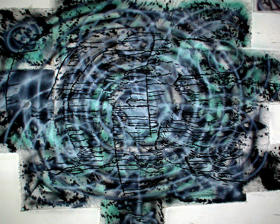 Square Spiral #1 Painting by Leigh Odom