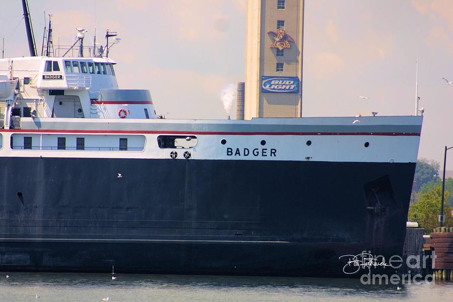 SS Badger #1 Photograph by Bill Richards
