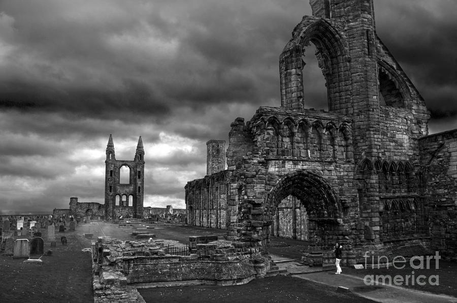 St Andrews Cathedral And Gravestones #1 Photograph by RicardMN Photography