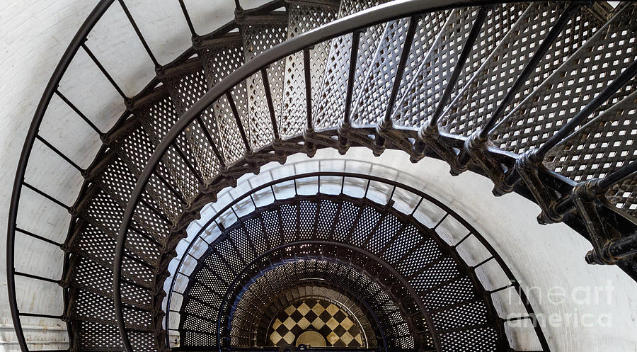 St. Augustine Lighthouse Staircase St. Augustine Florida Photograph