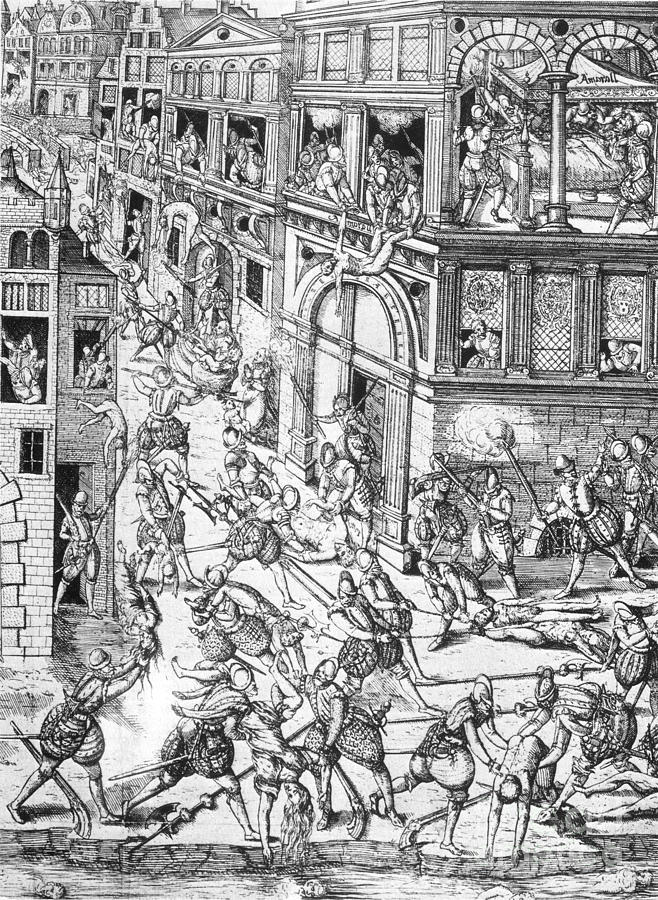 St. Bartholomews Day Massacre, 1572 #1 Photograph by Photo Researchers
