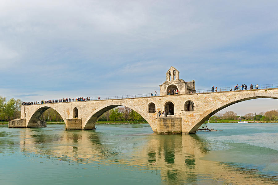 St Benezet bridge in Avignon France #1 Photograph by Marek Poplawski