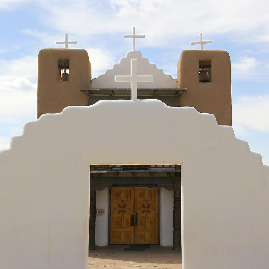 St. Jerome Chapel - Taos Pueblo #2 Photograph by Mike McGlothlen