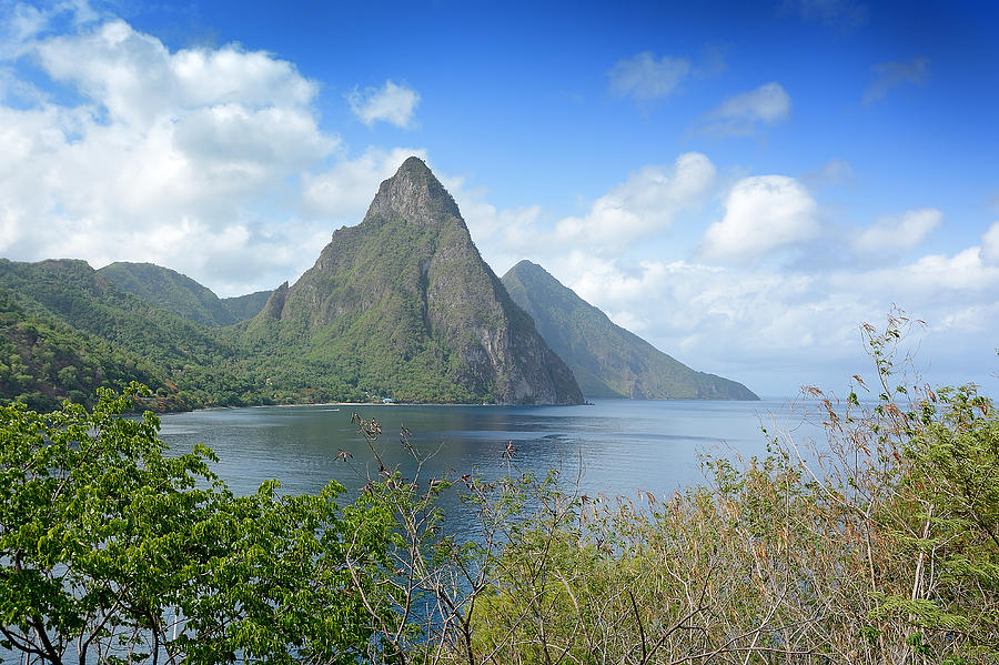 St. Lucia - Piton Mountains #1 Photograph by Brendan Reals