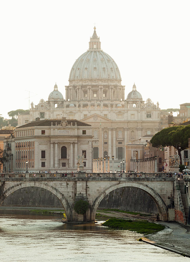 St. Peter´s Basilica At Sunset #1 Photograph by Jorg Greuel