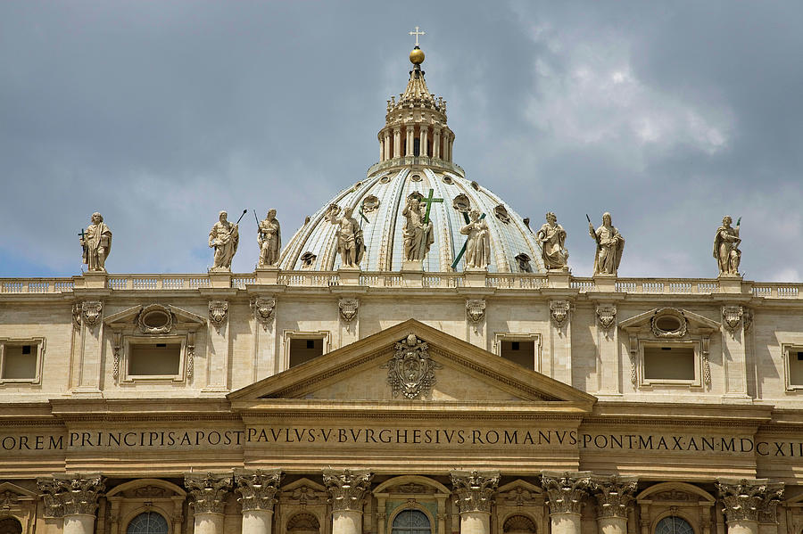 St Peters Square And St Peters Basilica #1 Photograph by Panoramic Images