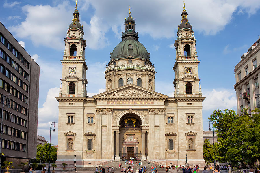 Architecture Photograph - St. Stephens Basilica in Budapest #1 by Artur Bogacki