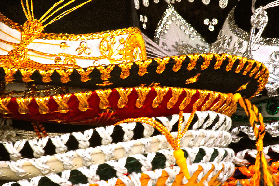 Abstract Photograph - Stacked Sombreros by John Illingworth