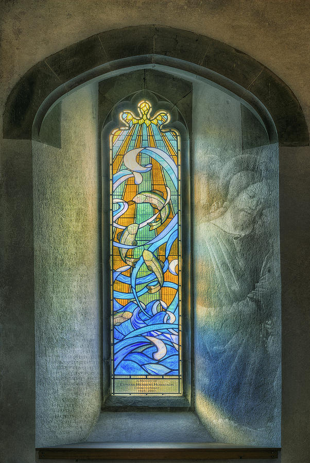 Stained Glass Window Photograph - Stained Glass Window Art #1 by Ian Mitchell