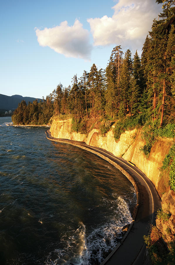 Nature Photograph - Stanley Park Seawall Near Siwash Rock #1 by Rich Wheater